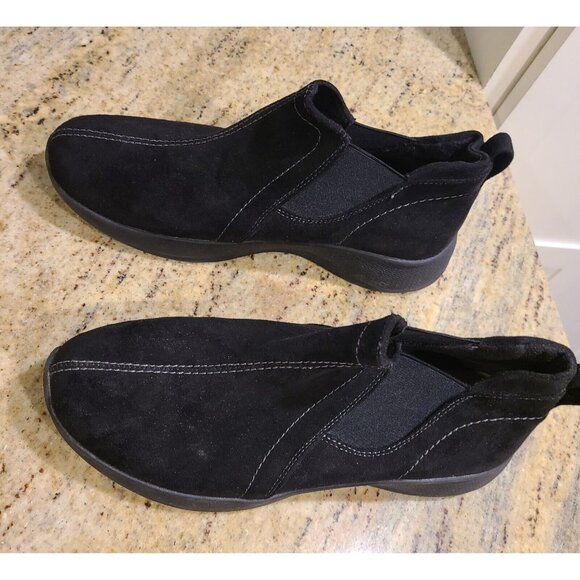 Earth Origins Dayana Casual Shoes Size 9 Black Suede Booties - Picture 2 of 10